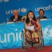 Quỹ Nhi đồng Liên Hiệp Quốc (UNICEF) chọn Nguyễn Phương Anh - cô bé “xương thủy tinh” 16 tuổi - là một gương mặt khuyết tật tiêu biểu.