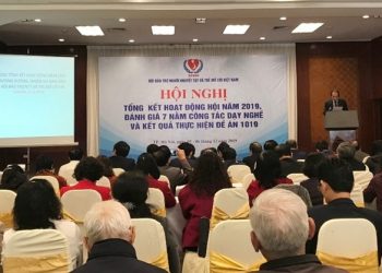 Hội bảo trợ Người khuyết tật và trẻ em mồ côi Việt Nam tổng kết hoạt động năm 2019. Ảnh: VA