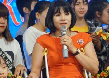 Chị Nguyễn Thị Đài Trang tổ chức liên hoan ý nghĩa: “Vẻ đẹp hoa xương rồng" ẢNH: PHẠM ĐỨC