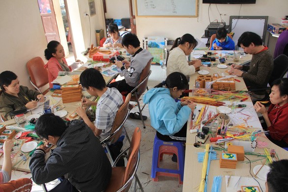 Xưởng làm thủ công Thương Thương Handmade - Ảnh: DƯƠNG LIỄU