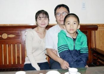 Gia đình anh Nguyễn Thái Hùng.