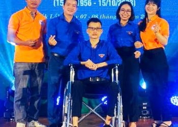 Chàng trai khuyết tật Nguyễn Tài Nam tại Đắk Lắk