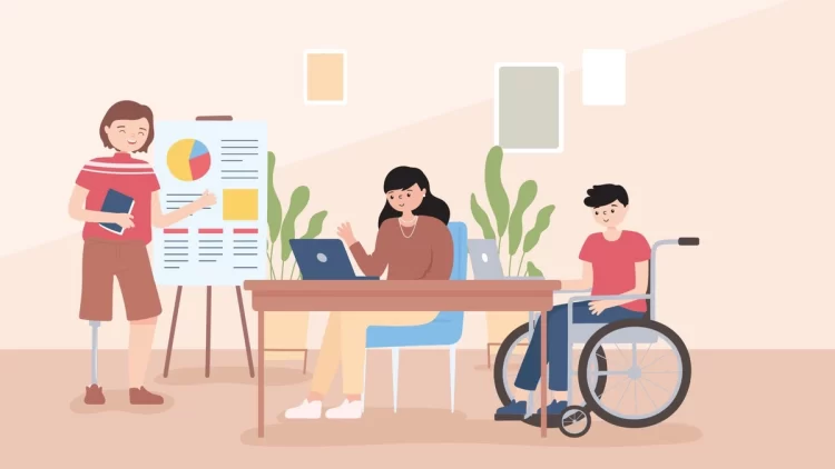 Người khuyết tật được đào tạo nghề và hỗ trợ việc làm