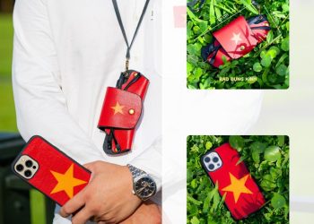 Người khuyết tật làm thủ công sản phẩm cờ đỏ sao vàng