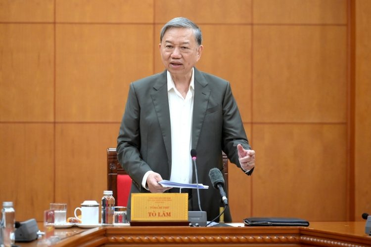 Tổng Bí thư Tô Lâm phát biểu tại buổi làm việc không để người khuyết tật bị bỏ rơi