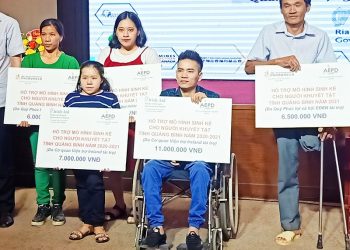 Nhờ được hỗ trợ sinh kế giảm nghèo nên nhiều NKT đã vươn lên sống khỏe và sống có ích cho xã hội.