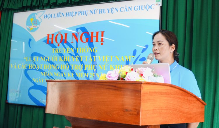 Phát biểu về Luật người khuyết tật Việt 